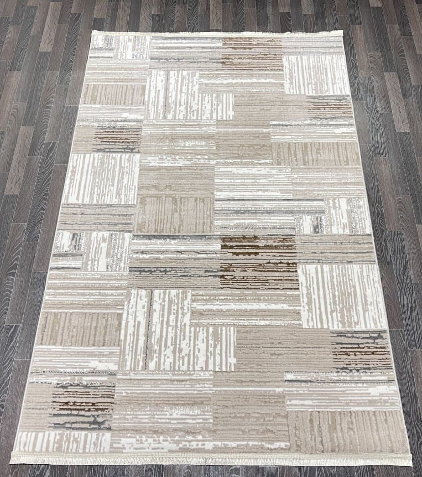 Ковер AURA 40584A_CÖKME BEJ / A.GRİ