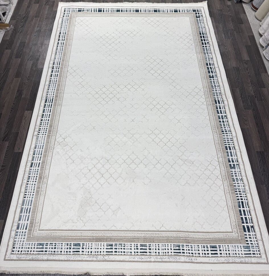Ковер MILAN A982A_CREAM SHRINK / BLUE