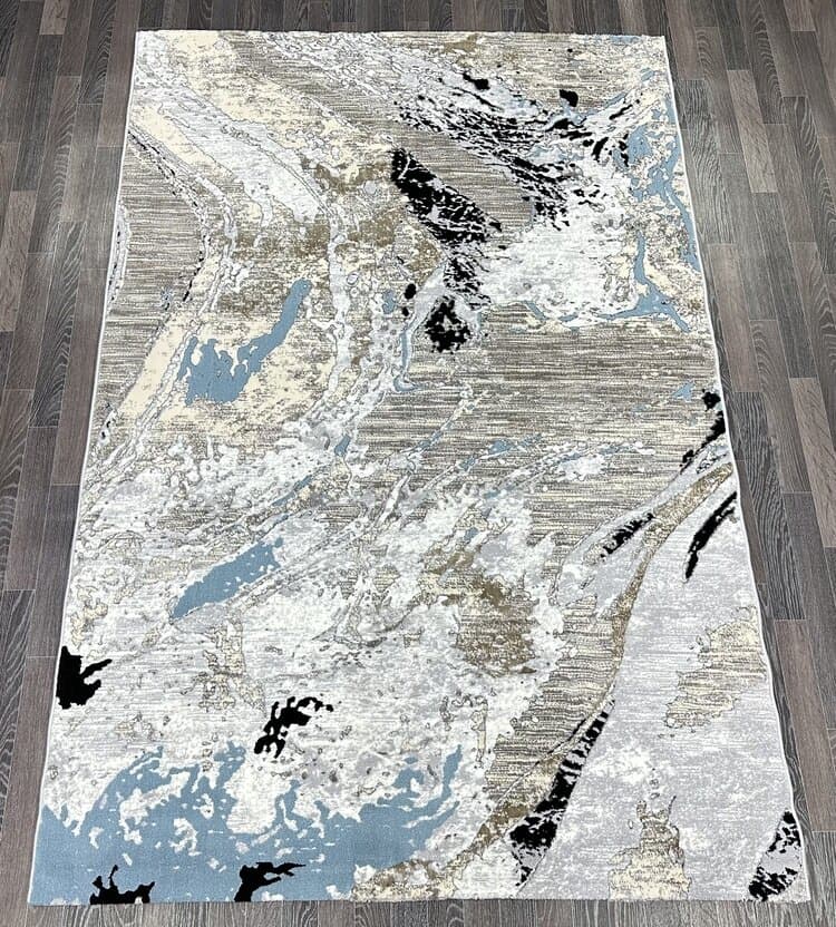 Ковер SANANDAJ B030A_L GREY SHRINK / LIHGT GREY