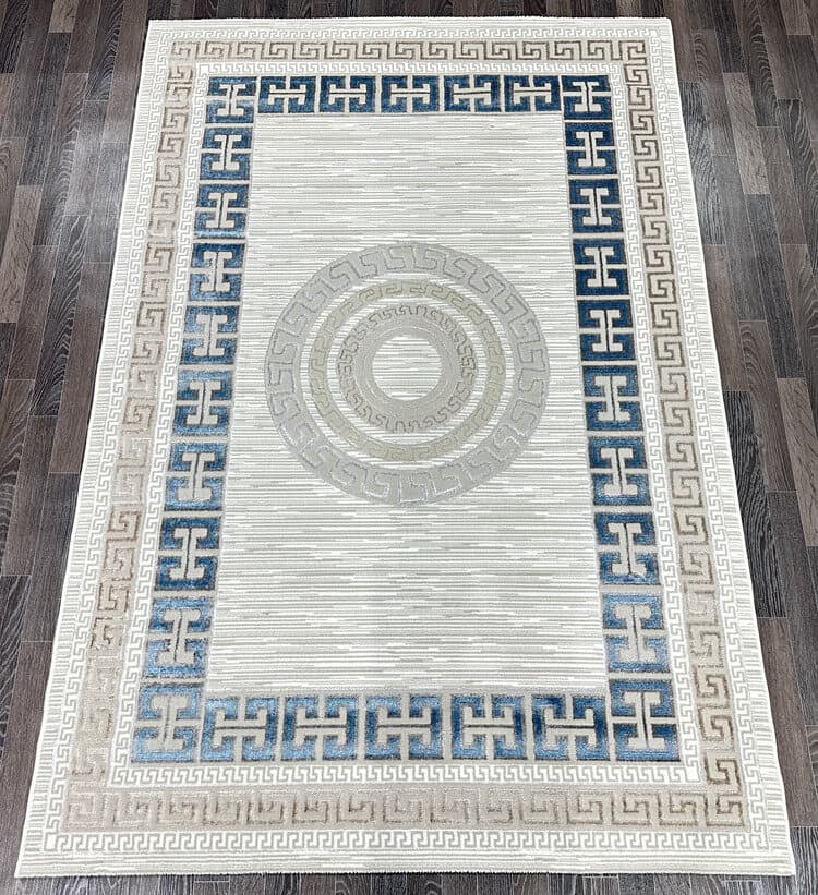 Ковер LUNA B045A_BLUE FDY / BEIGE SHRINK