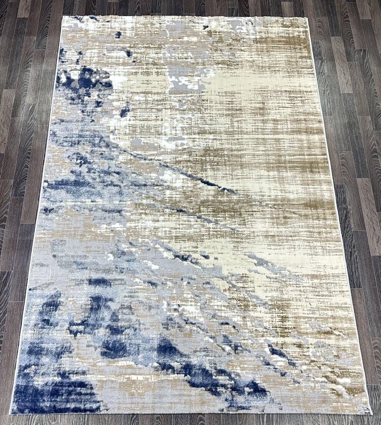 Ковер SEMNAN D038A_CREAM SHIRINK / BLUE FDY