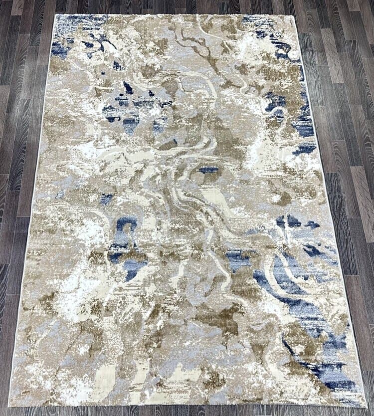 Ковер SEMNAN D070B_CREAM SHIRINK / BLUE FDY