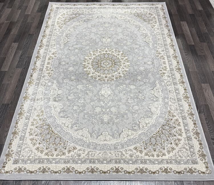 Ковер MIHRAN D637A_L.GREY / CREAM