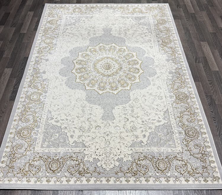 Ковер MIHRAN D670A_CREAM / L.GREY