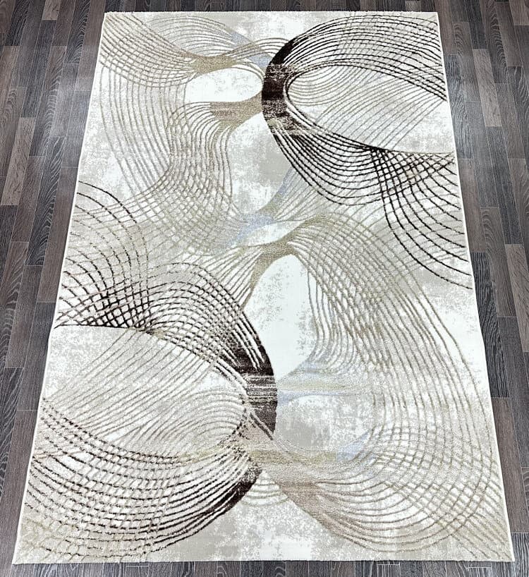 Ковер LUNA L119A_CREAM SHRINK/BROWN FDY