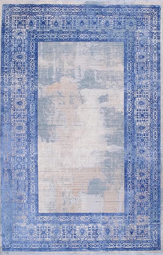Ковер Art Deco 3035A_CREAM2 / BLUE2