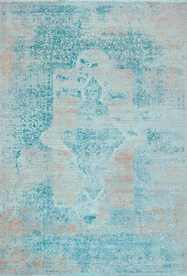 Ковер Art Deco 3041B_CREAM / JADE_TURQUOISE